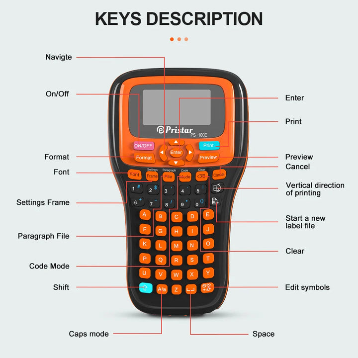 PS100E Label Printer  Organize Smarter, Work Faster!